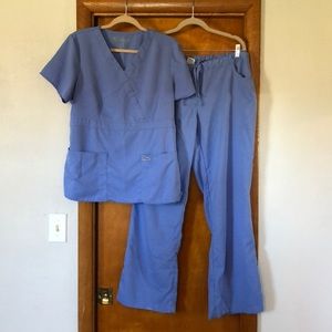 Greys anatomy scrubs uniform, ceil blue